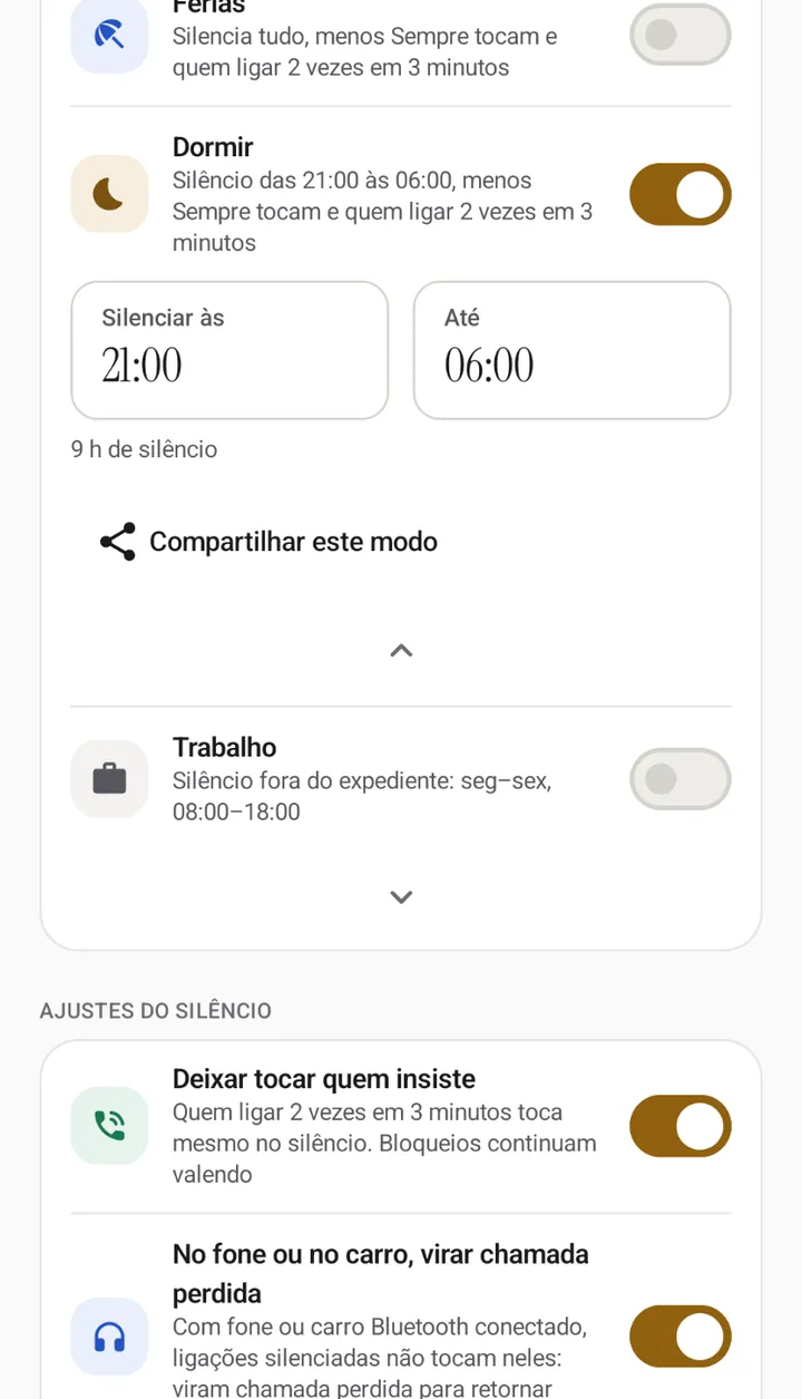 Tela do Sentinel: Dormir